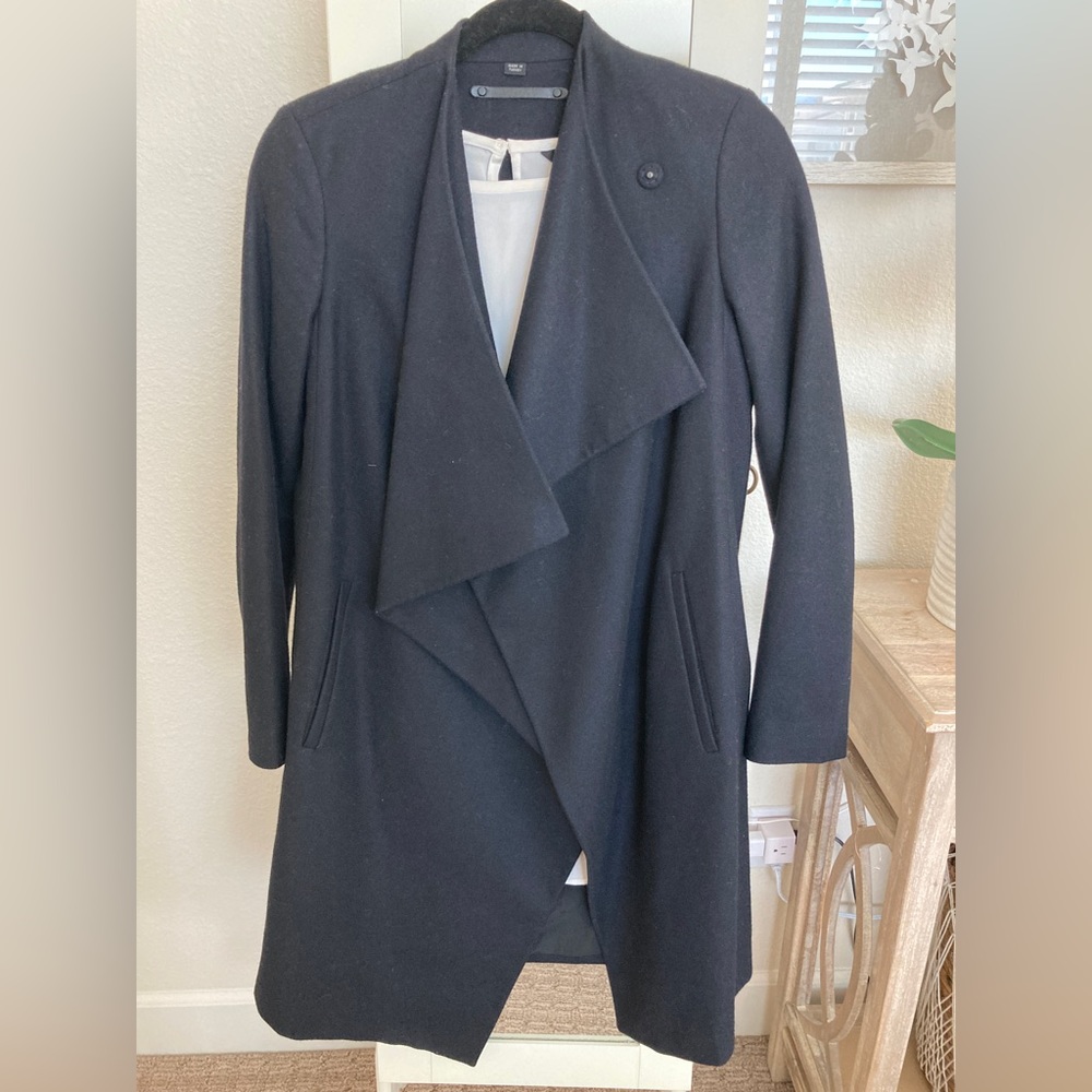All Saints Drape wool coat